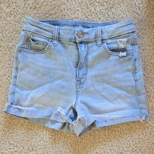 American Eagle Outfitters Light Wash Jean Shorts